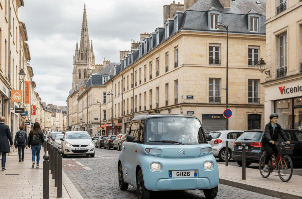 Voiture sans permis à Caen : une alternative crédible à la voiture classique ?