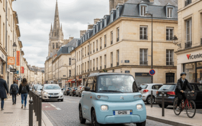 Voiture sans permis à Caen : une alternative crédible à la voiture classique ?