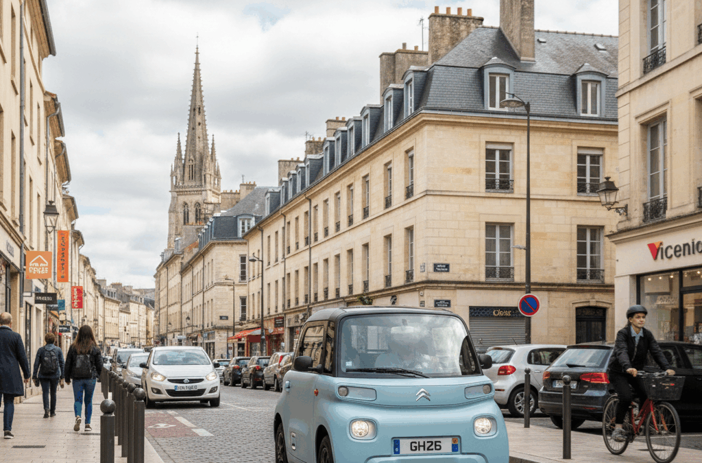 Voiture sans permis à Caen : une alternative crédible à la voiture classique ?